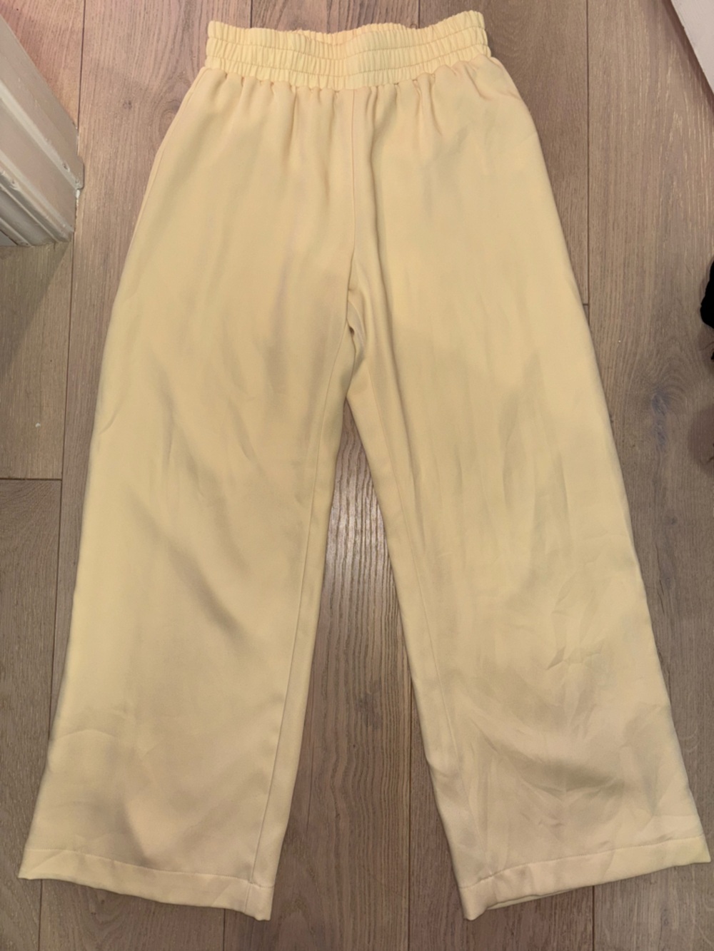 Kookai Pale Yellow Straight Leg Pants